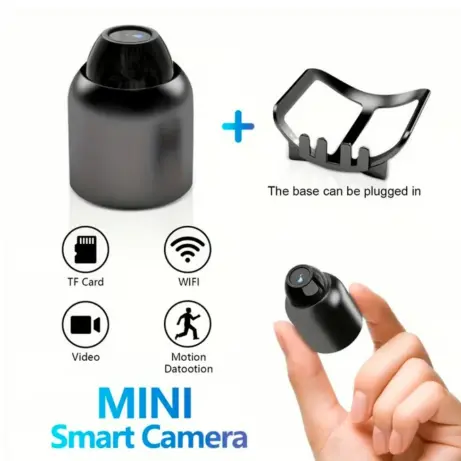 MINI CÁMARA WiFi 480P USB – NEGRA | MONITOREO REMOTO POR APP — imagen 7