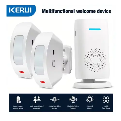 KERUI | TIMBRE INALÁMBRICO CON SENSOR INFRARROJO DE MOVIMIENTO — imagen 2