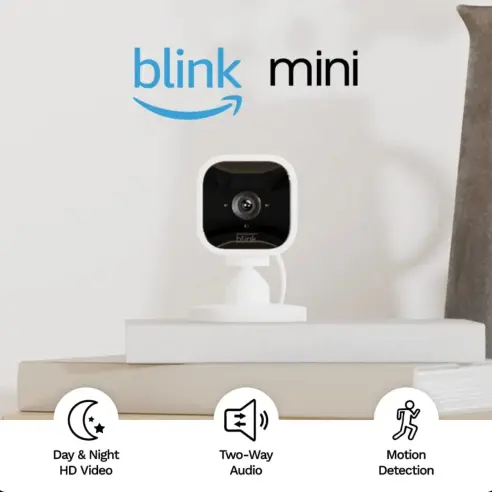 BLINK MINI | CÁMARA DE SEGURIDAD 1080P CON DETECCIÓN DE MOVIMIENTO — imagen 2