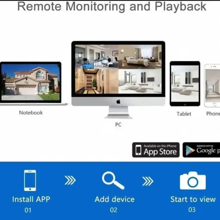 FIRSTRend SISTEMA DE SEGURIDAD 1080P – 4 CÁMARAS INALÁMBRICAS 2MP | NVR + HDD 1TB | IP66 — imagen 5