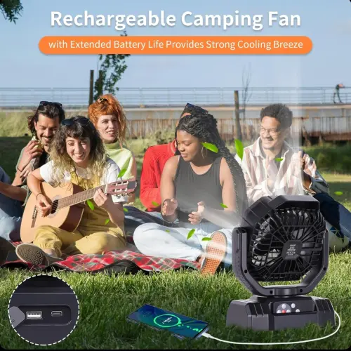 VENTILADOR F10 RECARGABLE PORTÁTIL DE ALTA VELOCIDAD – 20.000 mAh — imagen 4