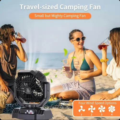 VENTILADOR F10 RECARGABLE PORTÁTIL DE ALTA VELOCIDAD – 20.000 mAh — imagen 2