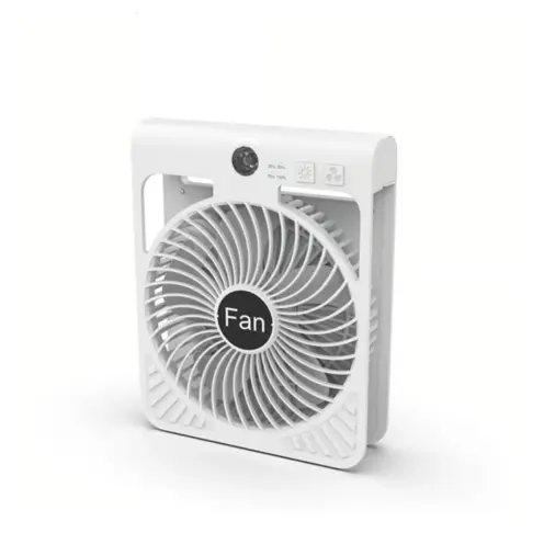 VENTILADOR SOLAR PORTÁTIL PLEGABLE MEDING F917 – 2.000 mAh | 4 VELOCIDADES CON LUZ LED — imagen 5