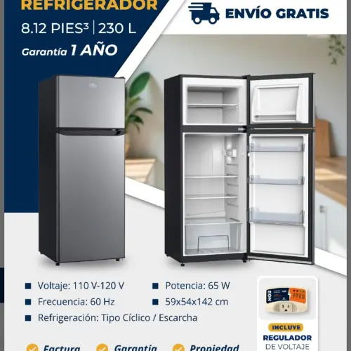 REFRIGERADOR 8.12 PIES³ | 230 L | MARCA EKO | MODELO BCD-230EKO — imagen 1