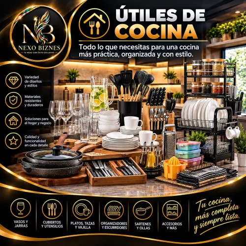 Útiles de cocina en Nexo Biznes