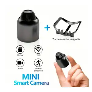 MINI CÁMARA WiFi 480P USB – NEGRA | MONITOREO REMOTO POR APP miniatura 7