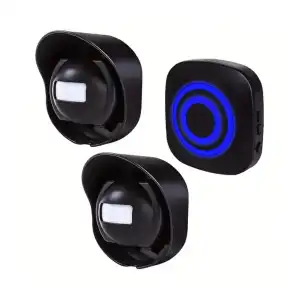 ALARMA INALÁMBRICA 433MHz CON SENSOR DE MOVIMIENTO | 2 TRANSMISORES + 1 RECEPTOR miniatura 1