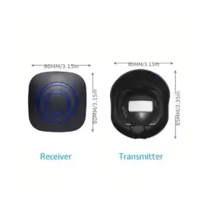 ALARMA INALÁMBRICA 433MHz CON SENSOR DE MOVIMIENTO | 2 TRANSMISORES + 1 RECEPTOR miniatura 6