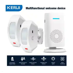 KERUI | TIMBRE INALÁMBRICO CON SENSOR INFRARROJO DE MOVIMIENTO miniatura 2