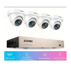 SISTEMA DE VIGILANCIA ZOSI 8VN-419 – 4 CÁMARAS 1080P + DVR 8CH 5MP LITE | SIN HDD miniatura 1